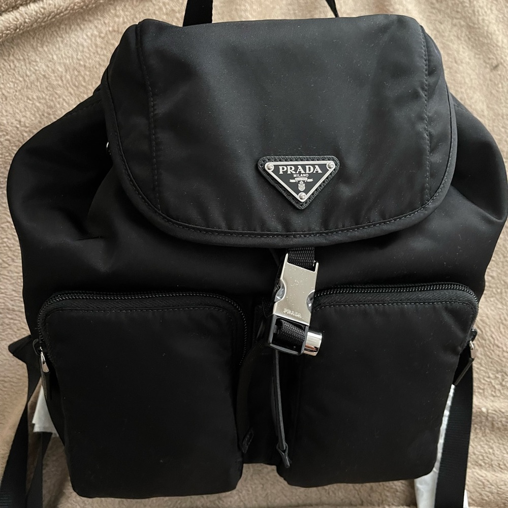 Prada Zaino Backpack in Nylon Black